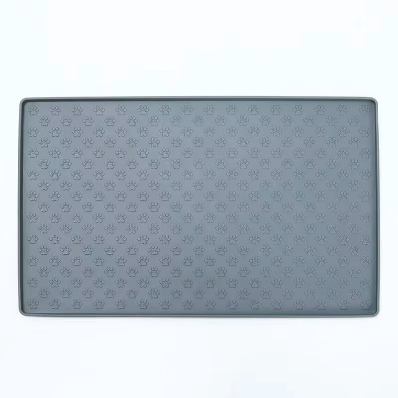 Silicone Pet Food Mat – Waterproof Dog Bowl Mat, Non