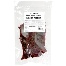 Glenwood Beef Jerky Tender Beef Jerky Buddy Pack Beef Jerky Strips 6 Ounce (6 Ounce, Lemon Pepper)