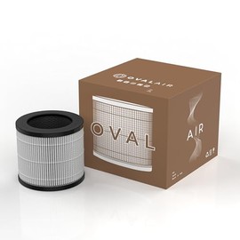 OVAL AIR AIR2000A-FILTER H13 True HEPA Filter Replacement Combined with Activated Carbon Filter and Pre-filter