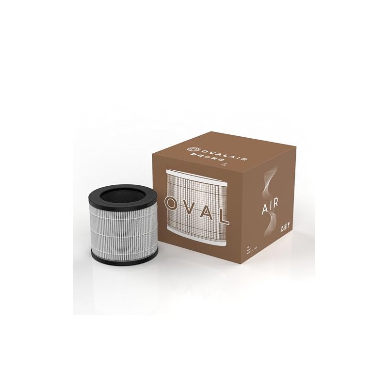 OVAL AIR AIR2000A-FILTER H13 True HEPA Filter Replacement Combined with