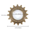 Hycline Single Speed Bike Freewheel: 16T/18T Compatible with 1/2'' x