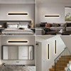 2 Pack 31.4 inch Modern Led Outdoor Wall Light, 3000K-6000K