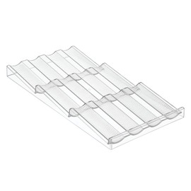 iDesign Linus Spice Rack, Drawer Organizer for Kitchen Storage - Clear