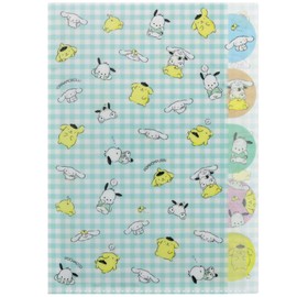 Sunstar Stationery Sanrio Clear File Die Cut Sanrio Characters S2108224