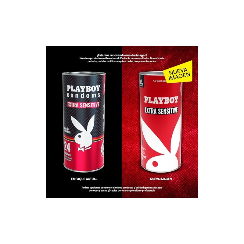 Extra Sensibles, Lata con 24 Preservativos