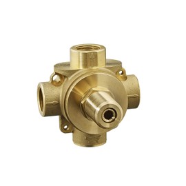 American Standard R433S 3-Way In-Wall Diverter Valve Body, Brass