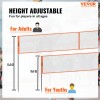 VEVOR 4-Way Volleyball Net, Adjustable Height Badminton Net Set for