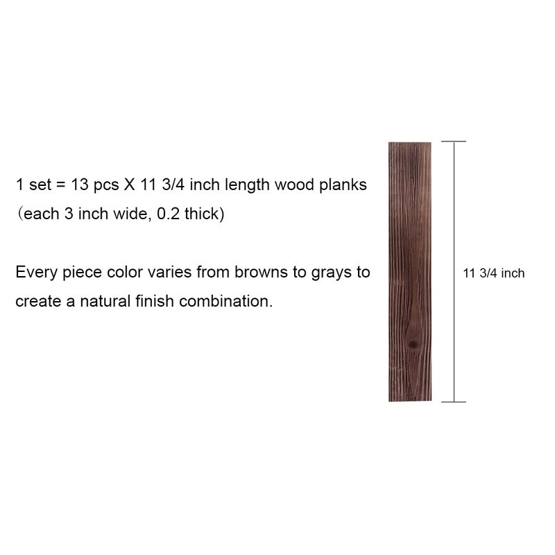 Holydecot Nail-Up Paneling - Real Wood Planks, Rustic Reclaimed Barn