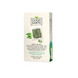 Good Earth Moroccan Mint Tea Refreshingly Natural Herbal Tea, 15 Biodegradable Teabags