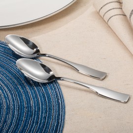 Alata Kate Teaspoons, Set of 12, 6.3 Inches Stainless Steel Flatware, Mirror Polished Cutlery, Dishwasher Safe