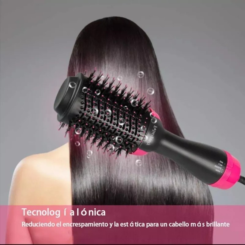 Taej 85 Cepillo De Cabello Aire Caliente Electrico Alaciador Rizador