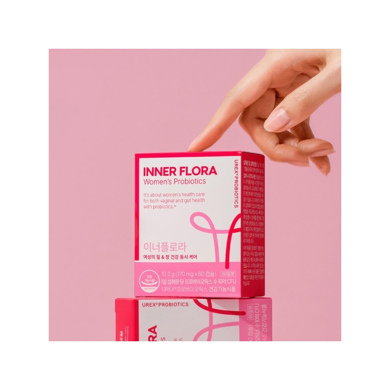Innerflora Vaginal Lactobacillus Probiotics Renewal Product 60 Capsules / 이너플로라