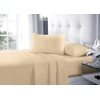 Goldstar Latte Single Flat Sheet Soft Microfibre Easy Care Wrinkle