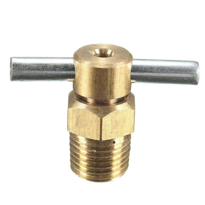 GAOHOU 3pcs Brass 1/4'' NPT Water Drain Valve for Air