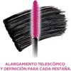 L´Oréal Paris Mascara de Pestañas Carbon Black Telescopic, 8ml