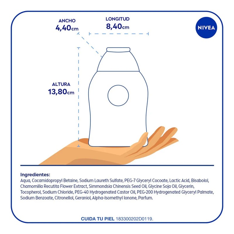 Jabón Íntimo Líquido Nivea Confort Natural 250ml