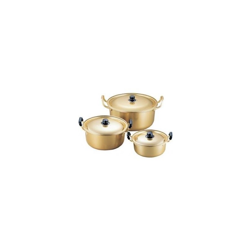 Akao Aluminum AZT04024 Utility Pot, 9.4 inches (24 cm), Aluminum