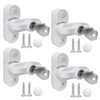 Aongray Window Sash Jammer Locks Set,4 Pack Zinc Cast Alloy