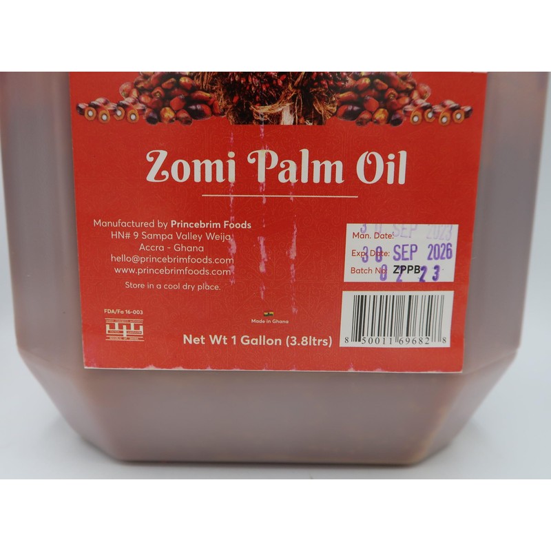 Generic Generic Princebrim foods 100% natural Zomi Palm Oil Net