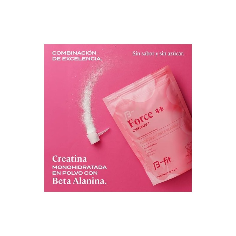 B-FIT Creabet, Creatina Monohidratada y Beta Alanina, 300g