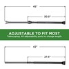 Sliding Door Security Bar, Door Jammer 2-in-1 Adjustable, Door Stoppers