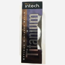 intech New intech Titanium 4 Optimum Distance Sleeve (3) Golf Balls