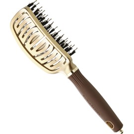 Expert Care Flex Boar&Nylon Bristles Gold & Brown
