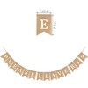 SWYOUN Burlap Please Leave By 9 Banner Housewarming Party Supplies