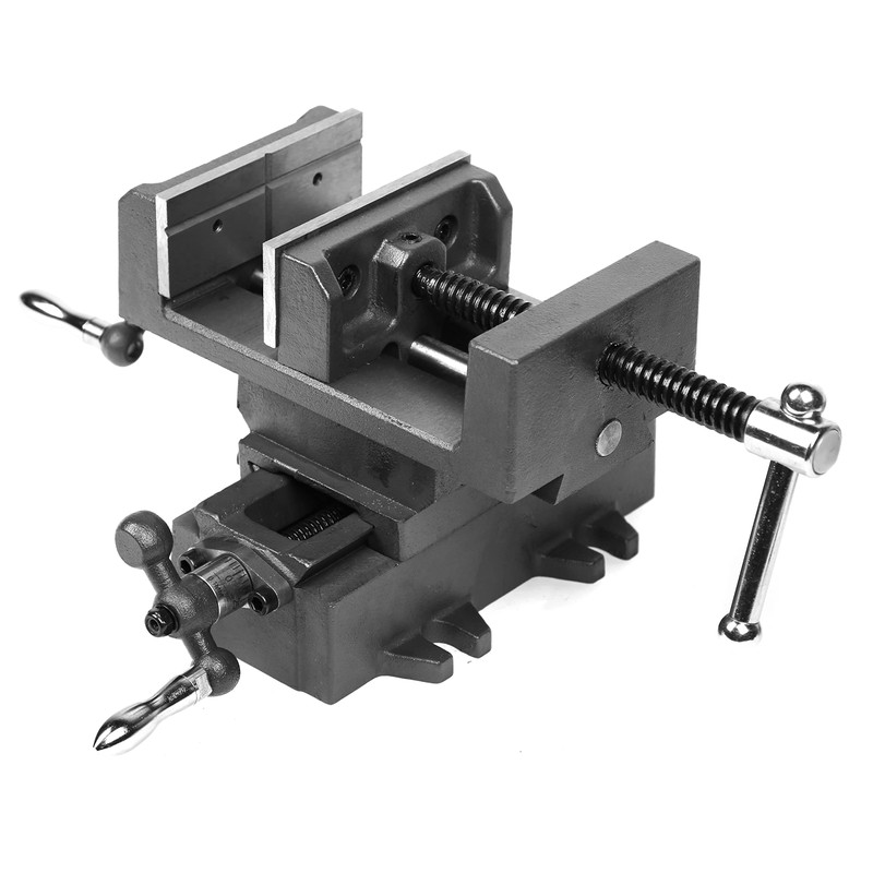 WEN Cross Vise, 4.25-Inch with Compound Slide for Mills and