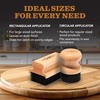 CLARK'S Food Grade Mineral Oil & Wax Applicator for Round