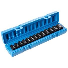 Grey Pneumatic (1203M) 3/8" Drive 13-Piece 12-Point Standard Length Metric Socket Set