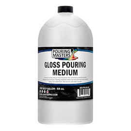 U.S. Art Supply Professional Gloss Pouring Medium 64oz (Half Gallon) - Improves Paint Flow & Cell Effects Creator, Viscosity Adjuster for Art Acrylic Painting