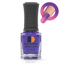 Dare to Wear LeChat MOOD Polish, Color-Changing Purple to Pink, 0.50 fl oz, DWML50