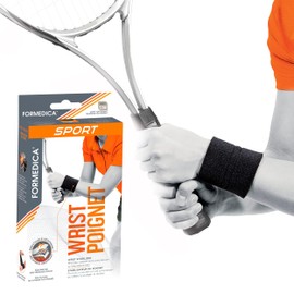 Formedica - Wrist Stabilizer - Adjustable Neoprene Support Brace for Strains, Sprains & Injury Recovery, Black (S/M)