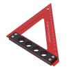 Carpenter Square Precise Aluminum Alloy Multifunctional Woodworking Scribe Ruler Square