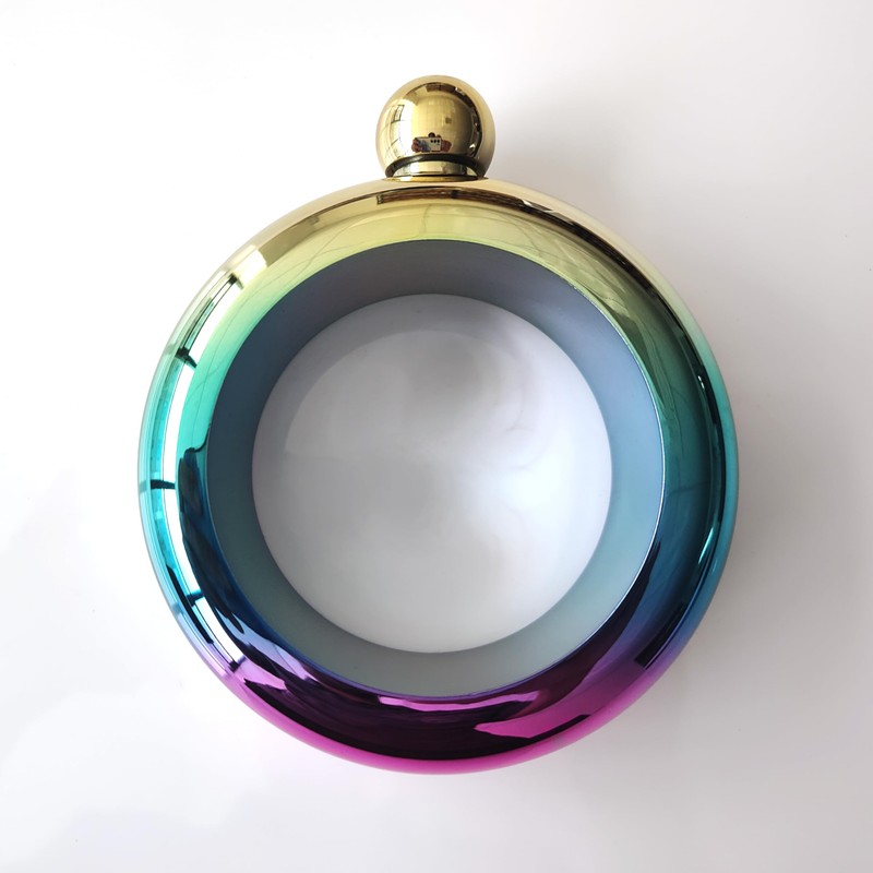 CNFLASK 3.5oz Bracelet Flask 304 Stainless Steel Bangle Shaped Drinking