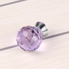 FEEIMOL Pack of 6 Colourful Crystal Cabinet Knobs, Drawer Handles,