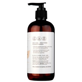 Cibu Revive and Restore Conditioner | Repair Conditioner with Oleic Acid, Linoleic Acid, Vitamin E & K | Eliminates Frizz, Seals Split Ends, Strengthens, Fortifies and Smoothens Hair Strands | 11.83oz