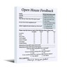 suituts 3 pack Open House Feedback Notepad Open House Supplies