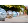 Large Glass Hanging Friendship Ball 15cm diameter , Gold