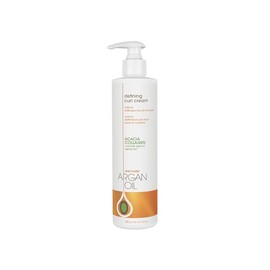 one 'n only Crema Definitoria Para Rizos Con Aceite De Argán, Crema Acondicionadora Sin Aclarado, Define Y Deja El Cabello Rizado Fuerte, Mejora El Brillo E Hidrata Sin Residuos Pegajosos, 9.8 Onzas A