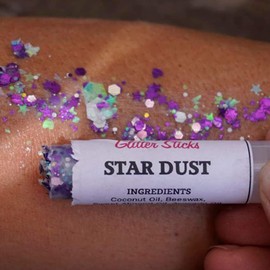 Creative Faces Chunky Glitter Stick - Star Dust, Easy To Apply, Cosmetic Grade Polyester Glitter (3.5 gm/4.5 ml), Great to Sparkle up your Face, Body, Hair & Face Paint Designs