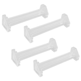 ZZLZX 4PCS 3.5-inch Vertical Blind Valance Corners, Vertical Blind Dust Cover Corner Frame, Positioning Clip for Louver Baffle Groove, L Sharp Dust Cover, Blinds Accessory