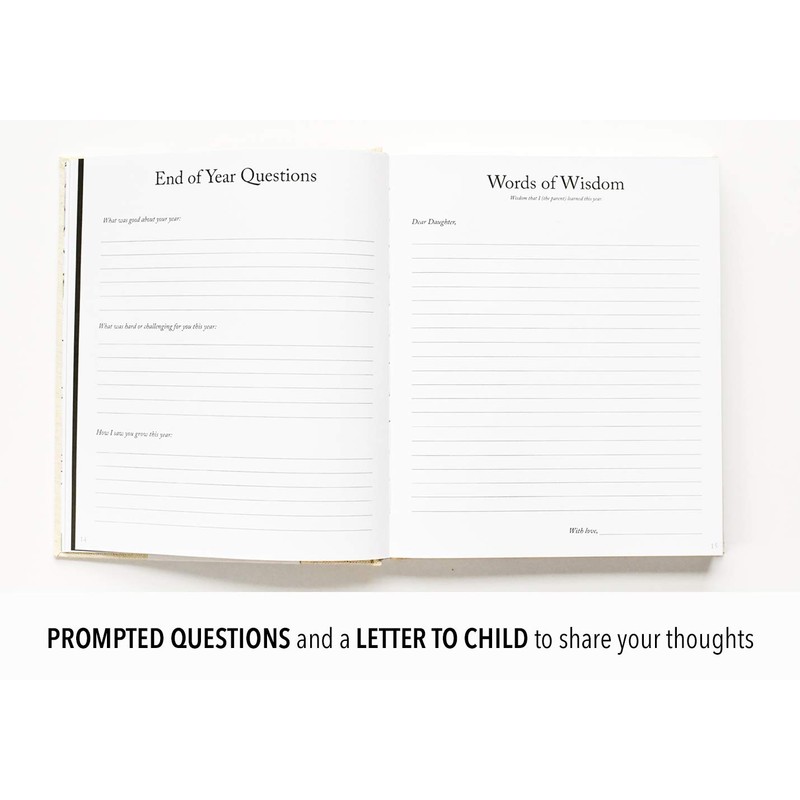 Dear Daughter: A Prompted Prayer Journal & Childhood Keepsake Baby