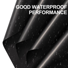 RUSPEPA 20 Sheets Flower Wrapping Paper, Waterproof Floral Bouquet Wrapping Paper, Florist Supplies Packaging for Birthday, Party, Wedding and DIY Crafts - Black