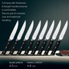 zongchuan 4.5 Inch Steak Knives Set of 8, Micro-Cutting Point