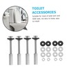 COHEALI 4pcs Toilet Tank Bolt Kit Durable Toilet Tank Screw