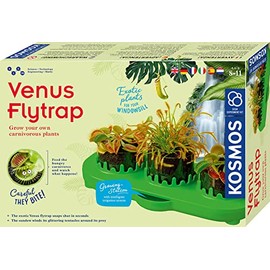 KOSMOS 616977 Carnivorous Plants, Plant Insectivores, Complete Set Propagation Station, Seeds, Soil, Pipette, Experiment Box for Children from 8 Years, Multilingual Instructions (English language not