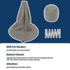 Konuooer Gear Stick Gaiter Kit + Gear Knob Grey +