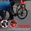 Trixter Luz Direccional Bicicleta Recargable Alarma Antirrobo Claxon